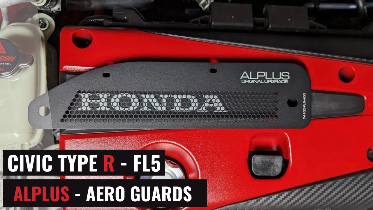 Load video: Review and install by HATTRK from New Zealand on the Aluminium ALPLUS Aero Guard for the Honda Civic Type R FL5.